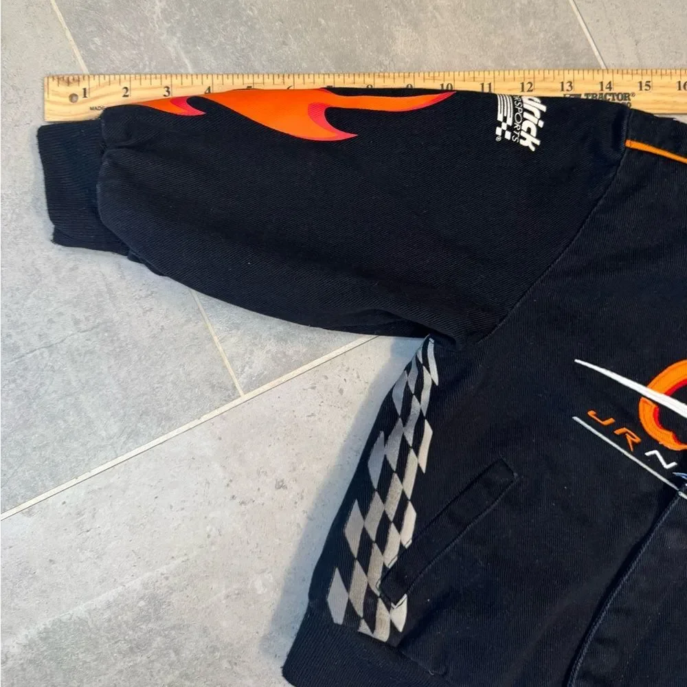 JR Nation NASCAR Dale Earnhardt Jr. Kids Racing Jacket Size 5 Black Youth Coat